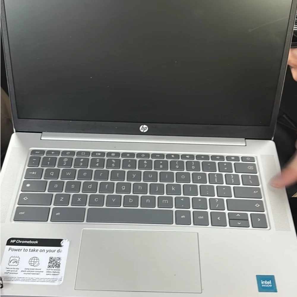 HP Laptop with Gray Keyboard